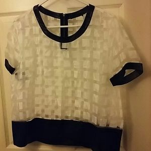 Silk top see through